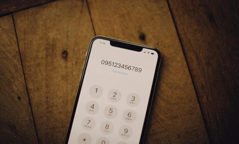 phone numbers with identifiers included