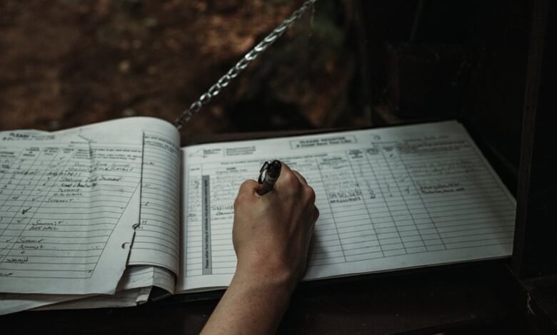 study number registration records list